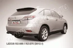 фото Slitkoff Уголки d57 черные LEXUS RX-350, RX-270 (2012)