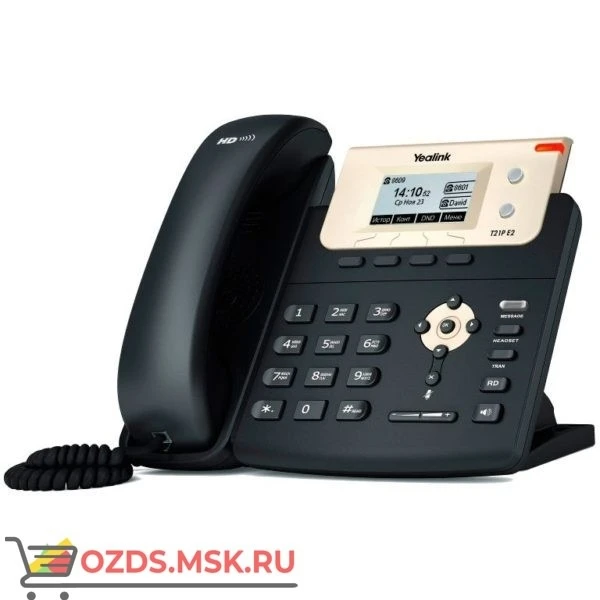 Фото Yealink SIP-T21P E2 — выгодно купить. SIP-телефон Yealink SIP-T21P E2. SIP-T21P: IP-телефон