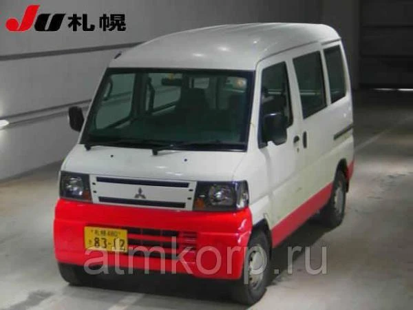 Фото Фургон грузовой микроавтобус MITSUBISHI MINICAB VAN гв 2011 полный привод 4 wd груз 350 кг пробег 78 т.км