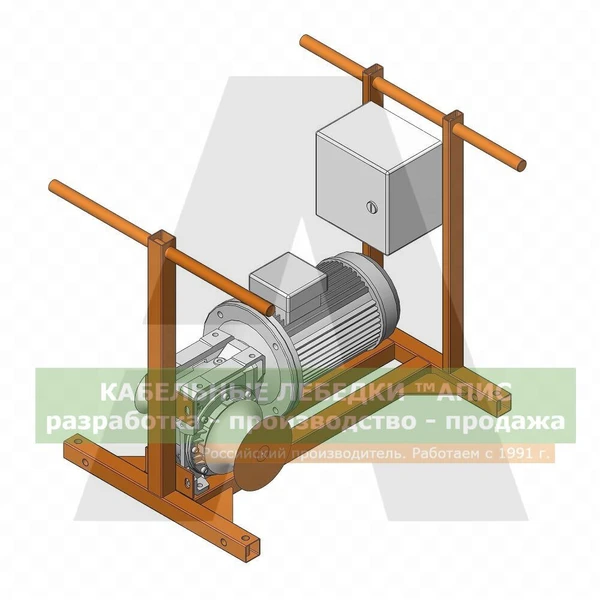 Фото Лебёдка кабельная тяговая ЛКТ-157-1000 М1 ™АПИС