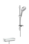 фото Hansgrohe Ecostat Select/Raindance Select S 150 3jet/Combi 27036400 Душевой гарнитур с термостатом (хром/белый) | интернет-магазин сантехники Santehmag.ru