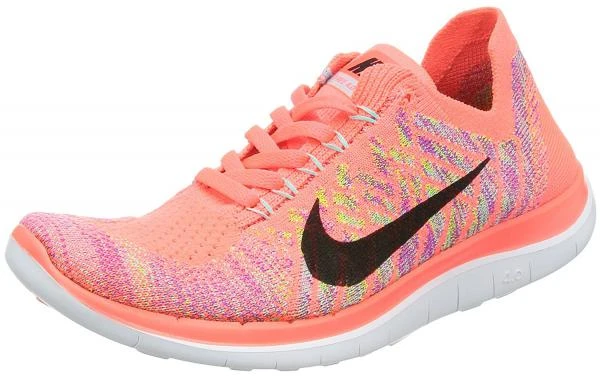 Фото Nike Free 4.0 Flyknit Womens Running Shoes Orange New In Box