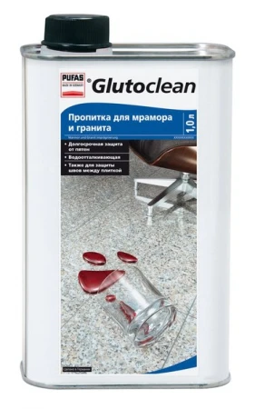 Фото Пропитка для мрамора и гранита Glutoclean Pufas