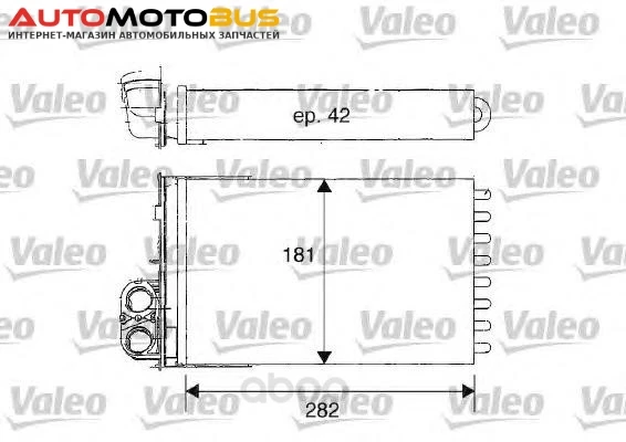 Фото Радиатор охлаждения двигателя Valeo 812181