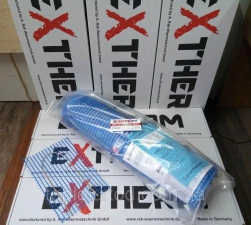 Фото Электрический теплый пол Extherm (200 Вт/м2)