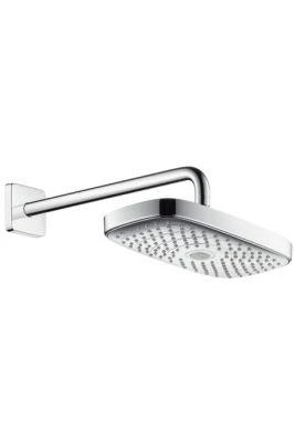 Фото Hansgrohe Raindance Select E 300 2jet 27385400 Верхний душ (хром/белый) | интернет-магазин сантехники Santehmag.ru