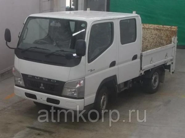 Фото Грузовик двухкабинник бортовой MITSUBISHI CANTER гв 2011 гидроборт полный привод 4х4 груз 1 тн пробег 131 т.км