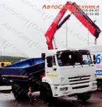 фото КамАЗ-5356 RF (самосвал) с манипулятором FASSI F155A.023