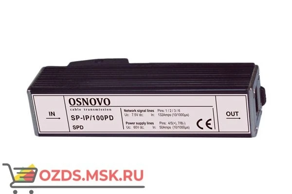 Фото Osnovo SP-IP100PD Устройство грозозащиты