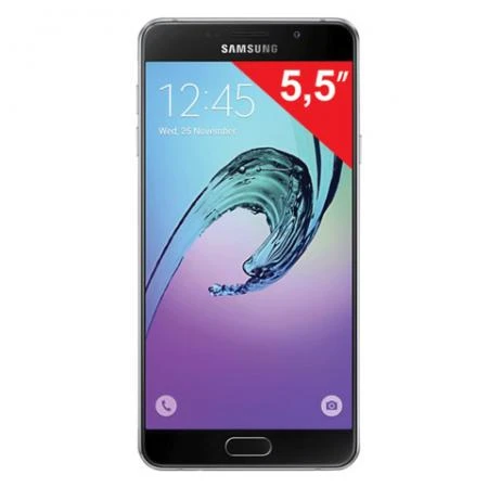 Фото Смартфон SAMSUNG Galaxy A7, 2 SIM, 5,5", 4G (LTE), 5/13 Мп, 16 Гб, microSD, черный, металл и стекло