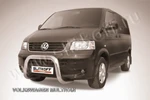 фото Slitkoff Кенгурятник d76 низкий мини черный VOLKSWAGEN MULTIVAN