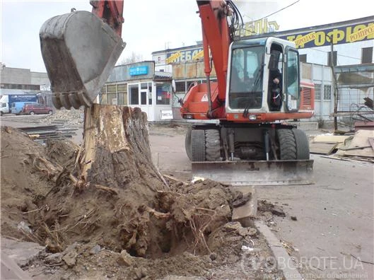 Фото Выкорчёвывание пней в Самаре