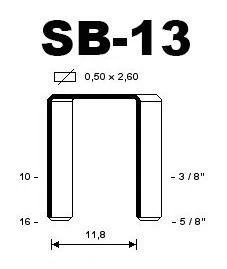 Фото Скоба SB-13 (2.8/67,2 тыс. шт.)