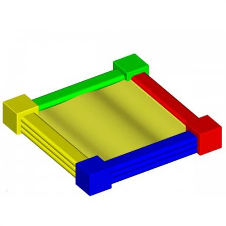 Фото Песочница "Квадрат" П-1
