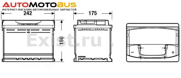 Фото Exide EA640