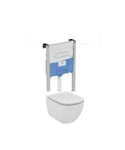 фото Инсталляция Ideal Standard ProSys SmartFlush R029901 с унитазом TESI AquaBlade T007901, клавиша, сид