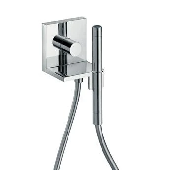 Фото HANSGROHE AXOR STARCK SHOWERCOLLECTION 10651000 Модуль ручного душа в комплекте с внутренним механизмом 10650180 (хром) | интернет-магазин сантехники Santehmag.ru