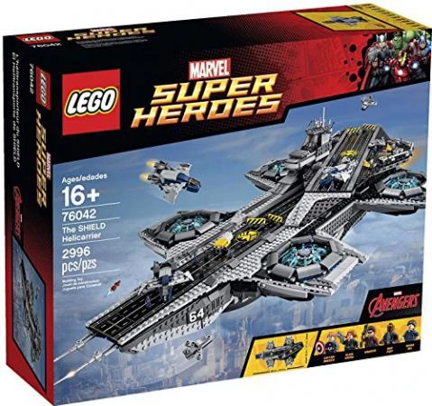 Фото Lego Дания Конструктор Lego Super Heroes 76042 The Shield Helicarrier (Лего 76042 Вертолет-перевозчик)