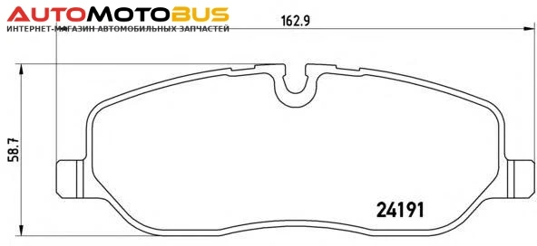 Фото Комплект тормозных колодок Brembo P44014