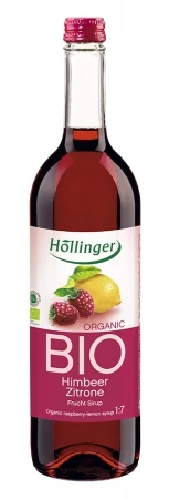 Фото Натуральный сироп из малины и лимона Hollinger Raspberry-Lemon Fruitsyrup, 700 мл