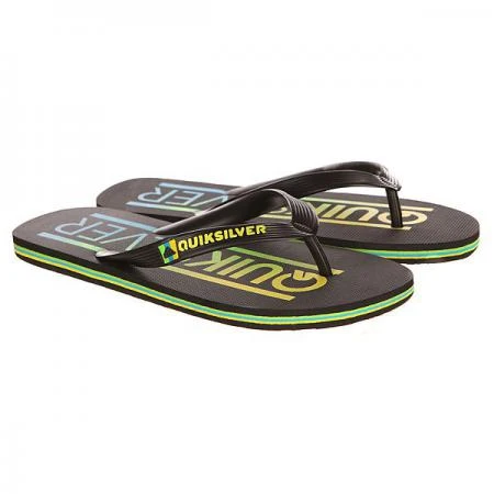 Фото Вьетнамки Quiksilver Molokai Wordmar Sndl Black/Yellow