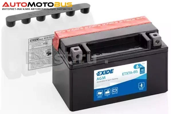 Фото Exide ETX7A-BS