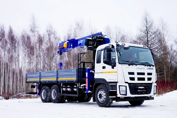 Фото Манипулятор ISUZU CYZ52T-514, стрела 11 тонн, борт 20 тонн