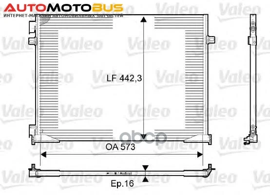 Фото Радиатор кондиционера Valeo 814172