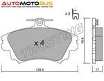 фото Комплект тормозных дисковых колодок TRUSTING 295.0