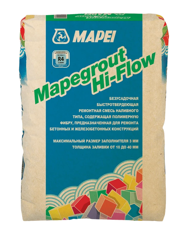 Фото Mapegrout Hi-Flow Ремонтная смесь /25кг/