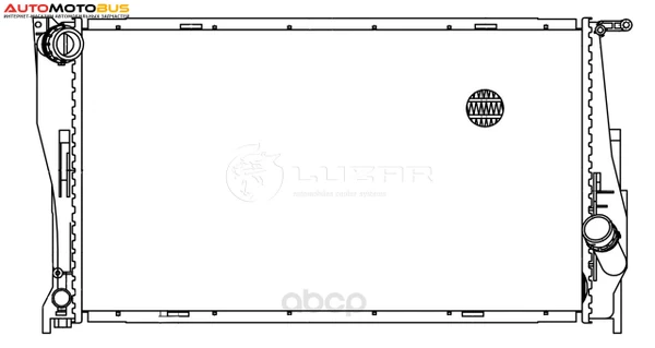 Фото Радиатор охлаждения двигателя Luzar LRC26103