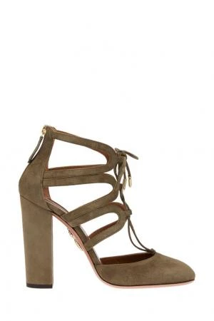 Фото Aquazzura Замшевые туфли Holli