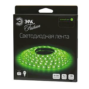 Фото Светодиодная лента LS3528-120LED-IP20-G ЭРА 613634 C0044030 зеленый цвет