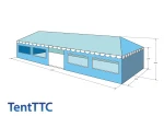 фото Большой тентовый павильон 75 м2