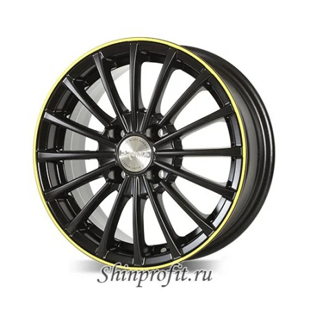 Фото Proma RS2 6.5x15/4x100 D54.1 ET48 Черный+Желтый