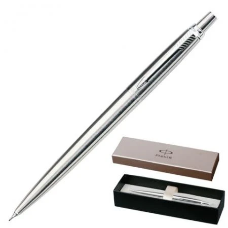 Фото Карандаш механический PARKER "Jotter Stainless Steel CT", корпус нержавеющая сталь, хромированные детали, 0,5 мм