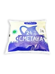 фото Сметана Здравушка 24% 400г пленка