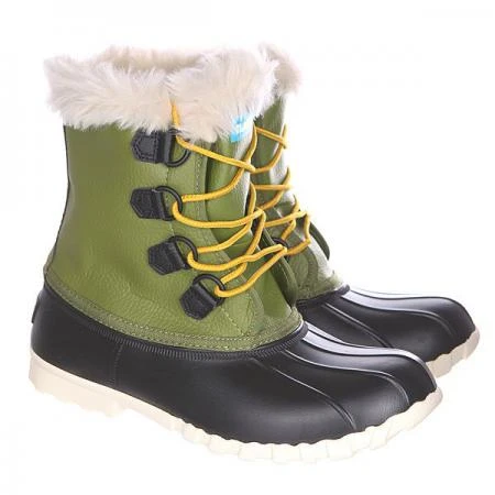 Фото Сапоги зимние Native Jimmy 2.0 Jiffy Black/Juice Green