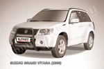 фото Slitkoff Кенгурятник d57 высокий черный SUZUKI GRAND VITARA (2008)