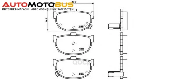 Фото Тормозные колодки барабанные Brembo P30003