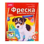 фото Картина из песка "Фреска" - Джек-Рассел-терьер" LORI