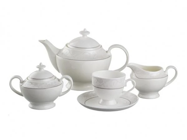 Фото Чайный сервиз на 6 персон 15 пр. 1350/200 мл. Porcelain Manufacturing (440-048)