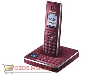 Фото Panasonic KX-TG8561RUR-с автоответчиком, цвет Красный: Беспроводной телефон DECT (радиотелефон)