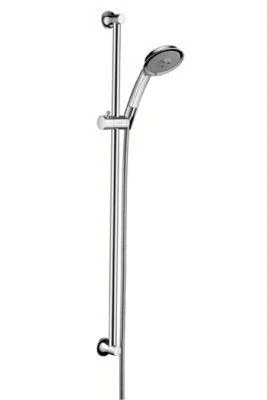 Фото Hansgrohe Raindance Classic 100 AIR3jet/Unica'Classic 27841000 Душевой гарнитур (хром) | интернет-магазин сантехники Santehmag.ru