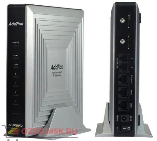 Фото AddPac ADD-AP-GS1002C, 2 GSM канала, 2 порта FXO: VoIP-GSM шлюз