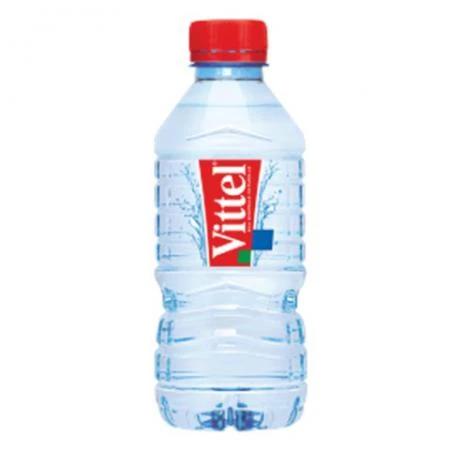 Фото Вода негазированная минеральная VITTEL (Виттель), 0,33 л, пластиковая бутылка, Франция