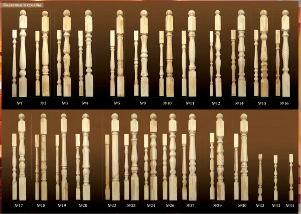 Фото Балясины , столбы , колонны , поручень от производителя.