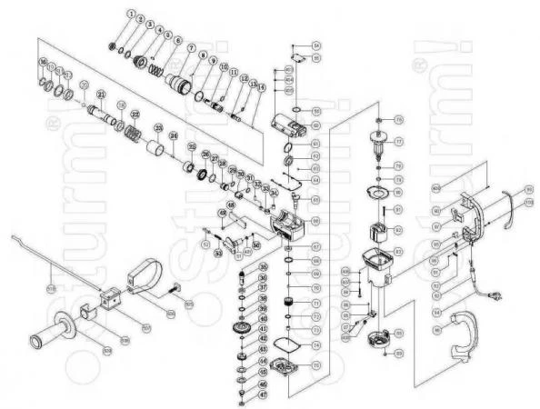 Фото Sturm! Индуктивность перфоратора Sturm RH2512M (Рис.96)