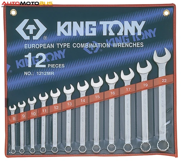 Фото Набор комбинированных ключей KING TONY 1212MR