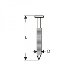 фото Гвозди для GSN 90-21 RK SN21RK 75RG (3000шт) (BOSCH)